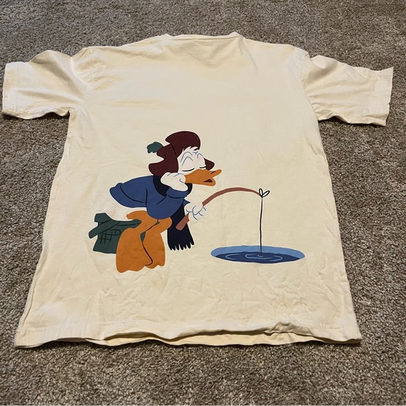 Goofy and Donald ice fishing Disney parks shirt - Picture 3 of 5